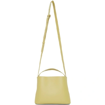 Shop Aesther Ekme Yellow Mini Sac Bag In 129 Antelop