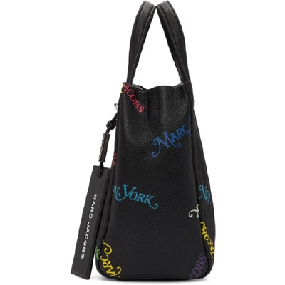 Shop Marc Jacobs Black New York Magazine Edition The Tag Tote In 001 Black