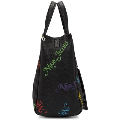 Shop Marc Jacobs Black New York Magazine Edition The Tag Tote In 001 Black