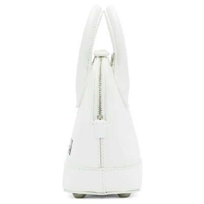 Shop Balenciaga White Xxs Ville Bag In 9060 Wht Bl