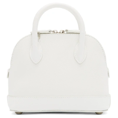 Shop Balenciaga White Xxs Ville Bag In 9060 Wht Bl