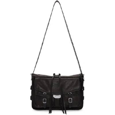 Shop Rag & Bone Rag And Bone Black Small Field Messenger Bag In 1 Black