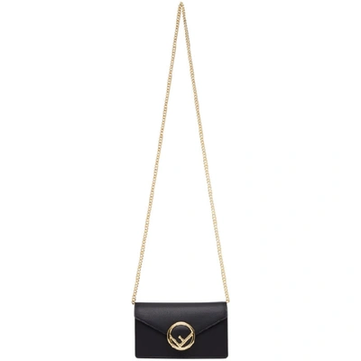 Shop Fendi Black 'f Is ' Belt Bag In F0kur Black