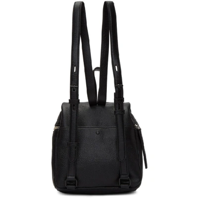 Shop Kara Black Leather Small Backpack