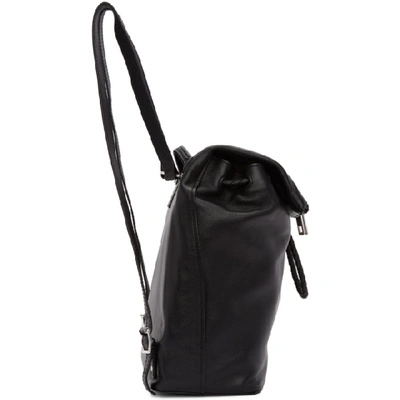 Shop Rag & Bone Rag And Bone Black Leather Loner Backpack In 1 Black