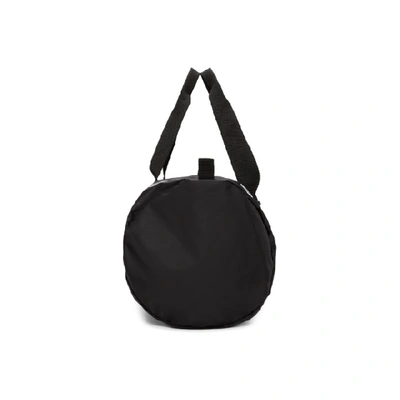 Shop Adidas Originals By Alexander Wang Black Logo Duffle Bag