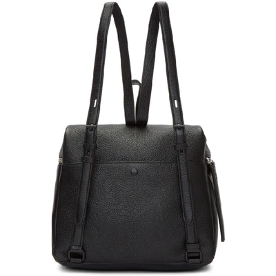 Shop Kara Black Leather Large Backpack