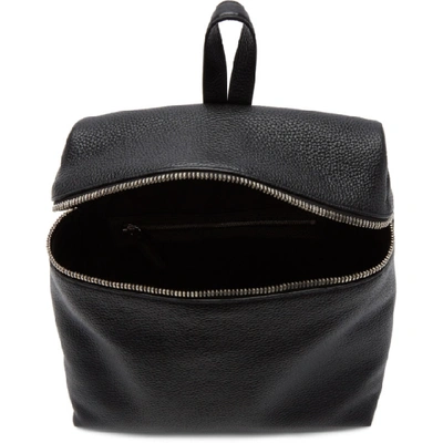 Shop Kara Black Leather Large Backpack