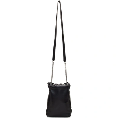 Shop Saint Laurent Black Small Teddy Bucket Bag In 1000 Black