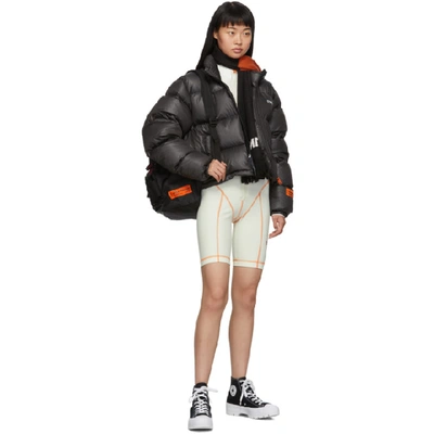 Shop Heron Preston Black Fanny Pack Backpack