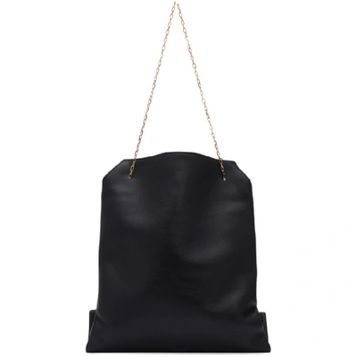 Shop The Row Black Small Lunch Bag In Blsg Black