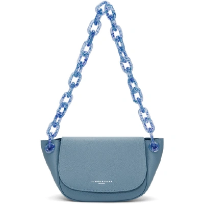 Shop Simon Miller Blue Bend Bag In 74131 Blue