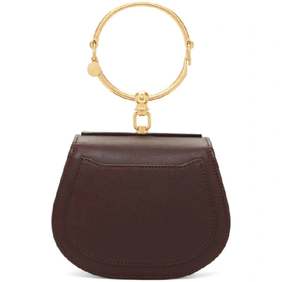 Shop Chloé Chloe Purple Small Nile Bracelet Bag