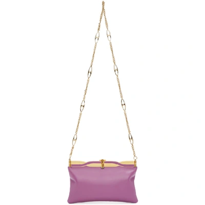 Shop Gucci Purple Broadway Evening Bag In 5365 Lilac