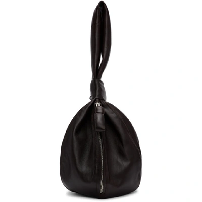 Shop Lemaire Brown Ball Bag In 490 Dark Ch