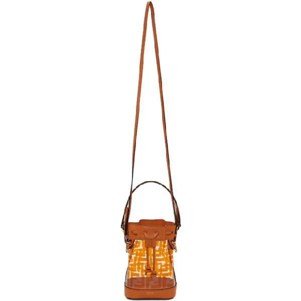 orange transparent bag