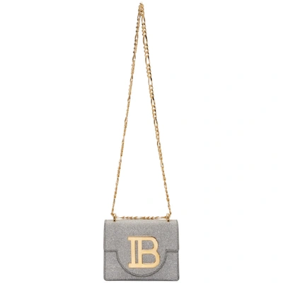 Shop Balmain Silver Cara Delevingne Edition Bbag 21 Bag