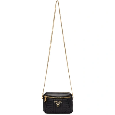 Shop Prada Black Diagramme Belt Bag