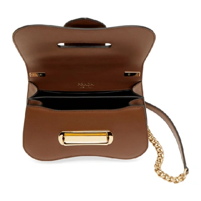 Shop Prada Brown Sidonie Shoulder Bag In F0046 Cogna