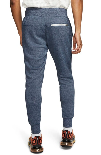 Shop Nike Heritage Jogger Pants In Midnight Navy/ Heather
