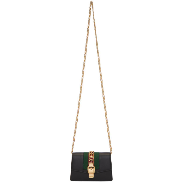gucci mini sylvie leather shoulder bag