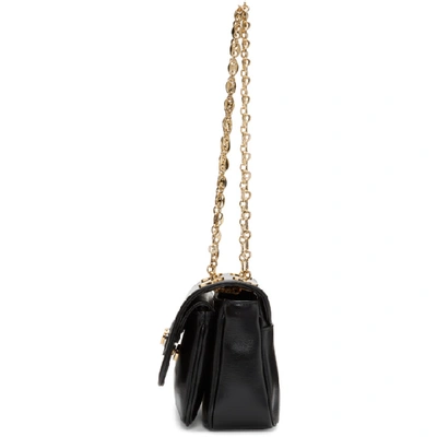 Shop Gucci Black Marina Bag In 1000 Black