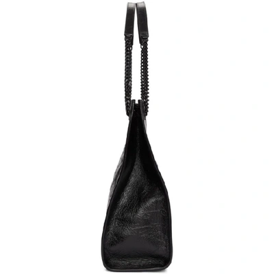 Shop Saint Laurent Black Large Quilted Tote Bag