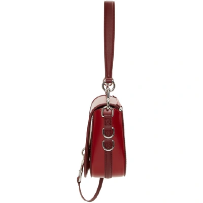 Shop Marc Jacobs Red The Saddle Bag In 938 Cranber