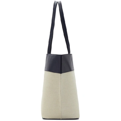 Shop A.p.c. Blue And Off-white Totally Tote