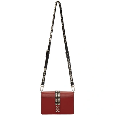 Shop Prada Red Small Elektra Bag