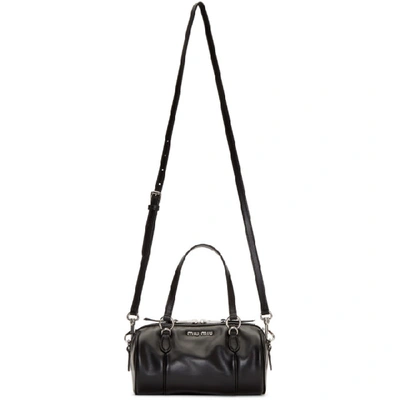 Shop Miu Miu Black Cylinder Bag