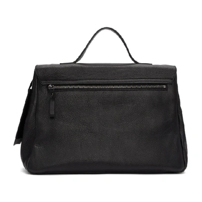 Shop Marsèll Marsell Black Frangia Bag In 6866 Black