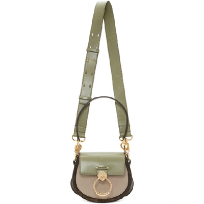 Shop Chloé Green Small Tess Bag