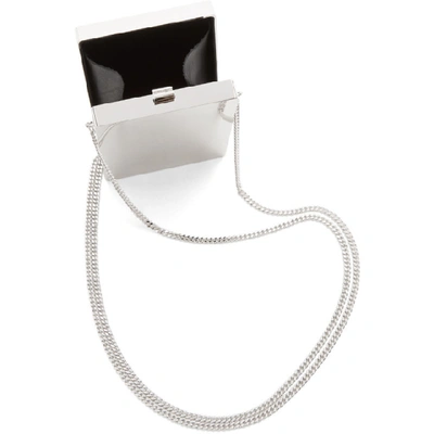 Shop Ambush Silver Metal Card Case Shoulder Bag
