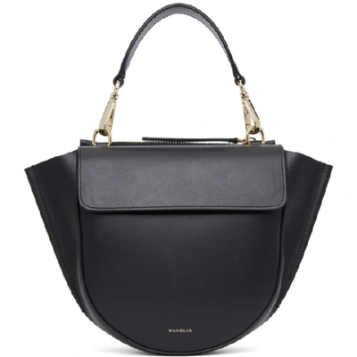 Shop Wandler Black Mini Hortensia Bag