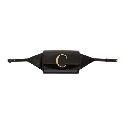 Shop Chloé Chloe Black Chloe C Belt Bag In 001 Black