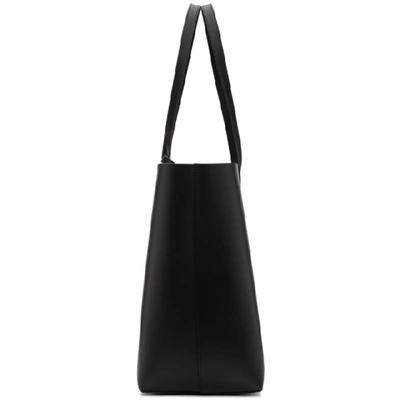 Shop Mansur Gavriel Black Large Tote In Blk/flamma