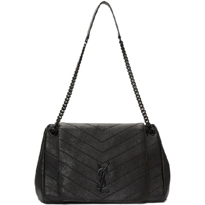 Shop Saint Laurent Black Medium Nolita Bag In 1000 Black
