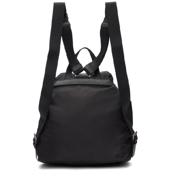 Prada Vela Large Two-pocket Backpack, Black (nero) | ModeSens