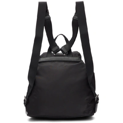 Shop Prada Black Nylon Backpack