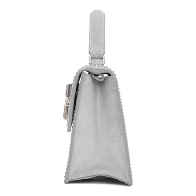 OFF-WHITE 灰色 1.4 JITNEY 水晶手提包