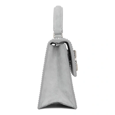 OFF-WHITE 灰色 1.4 JITNEY 水晶手提包