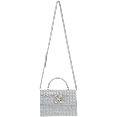 Shop Off-white Grey Crystal 1.4 Jitney Bag