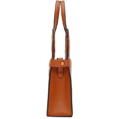 Shop Fendi Orange Small Forever  Flip Bag In F16go Orang