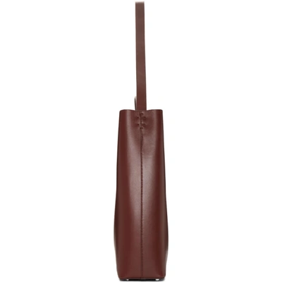 Shop Aesther Ekme Brown Sac Square Tote In 127 Brick