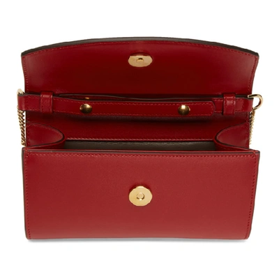 Shop Gucci Red Mini Zumi Shibuya Shoulder Bag In 6433 Red