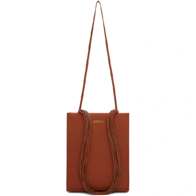 Shop Jacquemus Orange Le A4 Tote