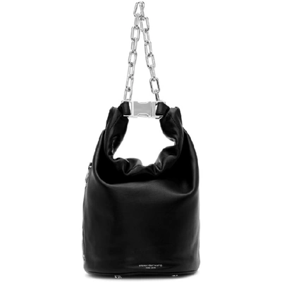 Shop Alexander Wang Black Attica Dry Sack Bag In 001 Black