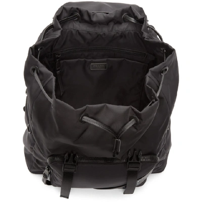 Shop Prada Black Mirage Backpack