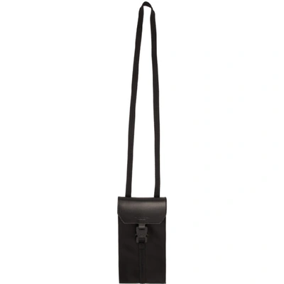 Shop Alyx 1017  9sm Black Phone Buckle Bag In 001 Black